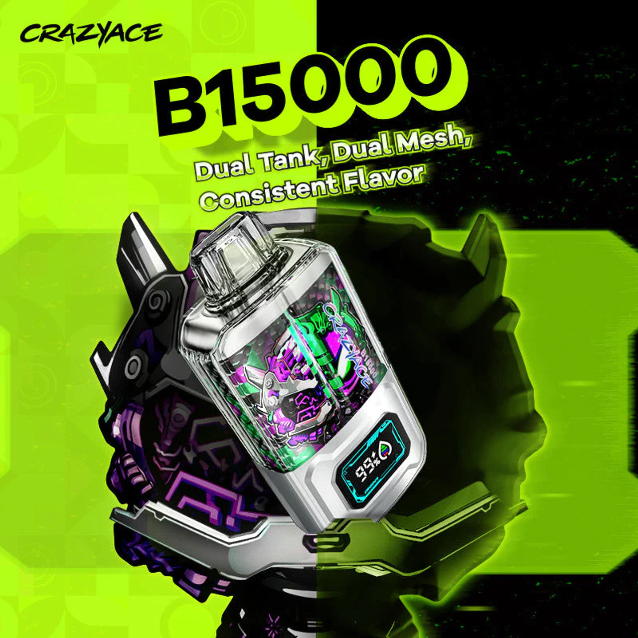 CRAZYACE 15000 PUFFS DESECHABLE